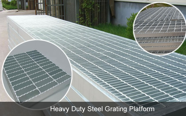 Non Slippery Platform Steel Structure