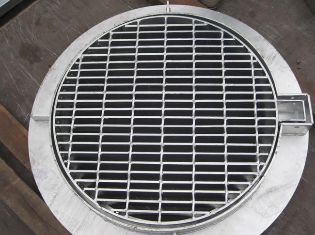 Steel grid plate drainage cover manhole cover and drain grating