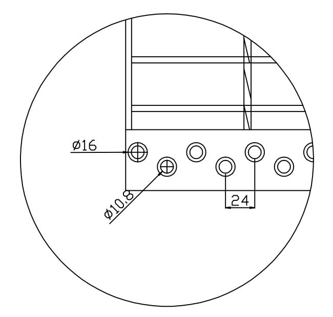 Dimple Perforated Sheet for Safety Stair Tread Edges