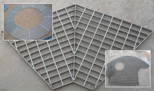 Welded Steel Grating for Stair Tread, Walkway, Floor, Platform